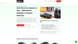 Thumbnail of goacarsrental.com