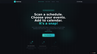 Screenshot of datesnap.ai