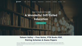 Thumbnail of taleemvalley.com