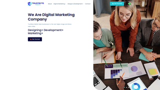 Screenshot of trustbytemedia.com