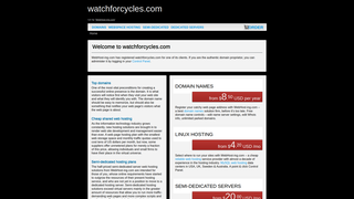 Thumbnail of watchforcycles.com