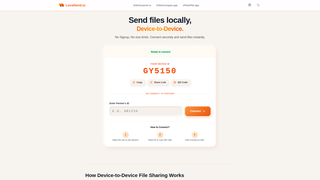 Screenshot of localsend.io