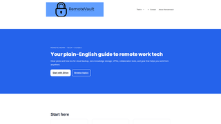 Thumbnail of remotevaulthq.com