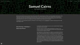 Thumbnail of samgamedev.com