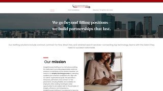 Thumbnail of straightforwardstaffing.com