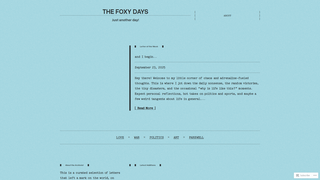 Thumbnail of thefoxylee.com
