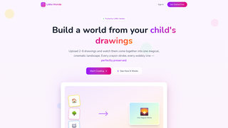 Screenshot of littleworlds.ai