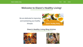 Thumbnail of dianeshealthyliving.com