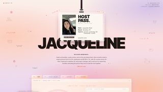 Screenshot of jacquelinemach.com