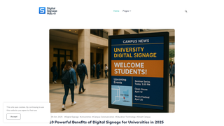Thumbnail of digitalsignagehub.net