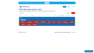 Thumbnail of thepricescanner.com