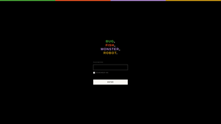 Screenshot of bugfishmonsterrobot.com