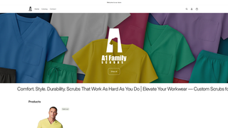 Thumbnail of a1familyscrubs.com