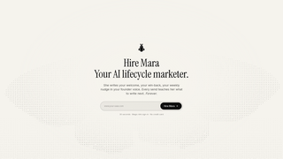Screenshot of hiremara.com