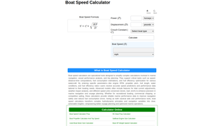 Thumbnail of boat-speed-calculator.com