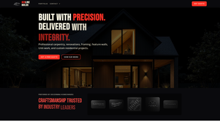 Screenshot of theredlinebuilds.com