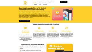 Thumbnail of snaptubeapkmody.com