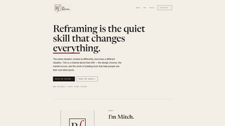 Screenshot of reframewithmitch.com
