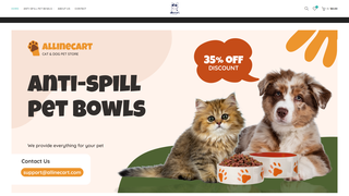 Thumbnail of allinecart.com