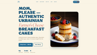 Screenshot of mompleasefoods.com