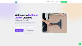 Screenshot of ludhianacarpetcleaning.com