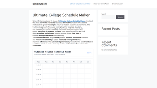 Thumbnail of scheduloom.com