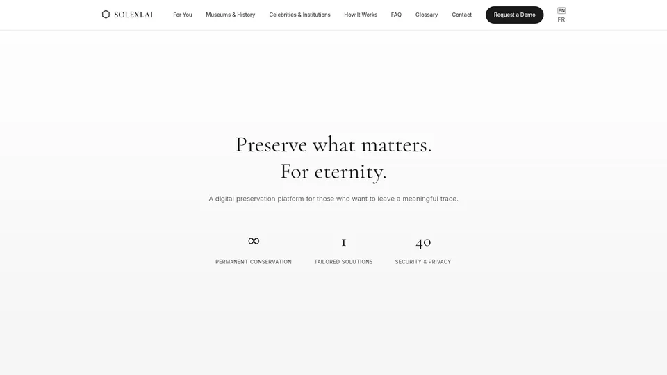 Screenshot of solexi.ai