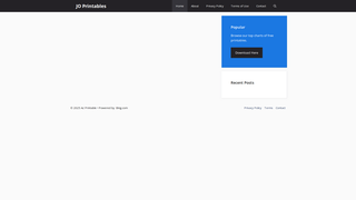 Thumbnail of joprintables.com