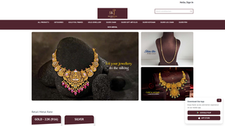 Thumbnail of srikrishnajewellersponneri.com