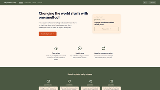 Screenshot of onegoodactaday.com