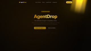 Screenshot of agentdrop.net