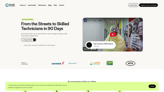 Screenshot of almajiritotech.com