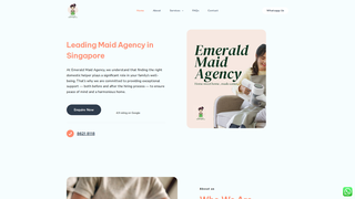 Thumbnail of emeraldmaidagency.com