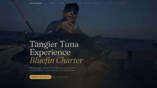 Screenshot of tangiertunaexperience.com