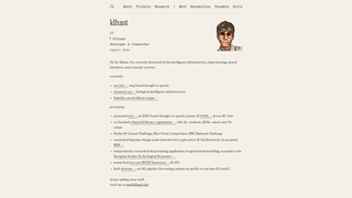 Screenshot of idhant.dev