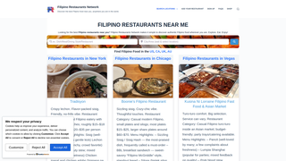 Thumbnail of filipinorestaurants.net