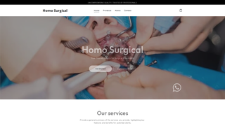 Thumbnail of homosurgical.com