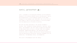 Thumbnail of sarajgrossman.net