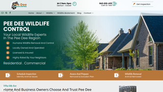 Thumbnail of peedeewildlifecontrol.com