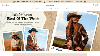 Thumbnail of westerncloths.com