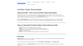 Thumbnail of videosaver360.com