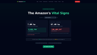 Screenshot of amazonclock.org