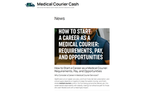 Thumbnail of medicalcouriercash.com