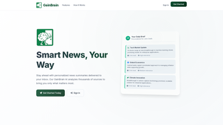 Thumbnail of gainbrainai.com