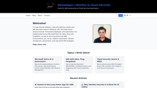 Thumbnail of ahmedajaz.com