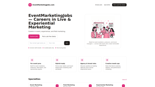 Thumbnail of eventmarketingjobs.com