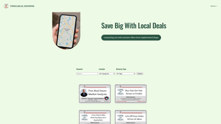 Thumbnail of findlocalcoupons.com