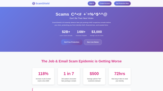 Thumbnail of tryscamshield.com