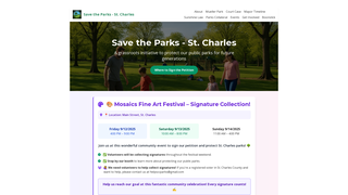 Thumbnail of savestcparks.com