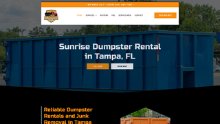 Thumbnail of sunrisedumpsterrental.com